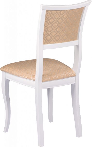 Комплект деревянных стульев с мягким сиденьем Камир Белый/Бежевый жаккард, 3 шт. - Вид 5