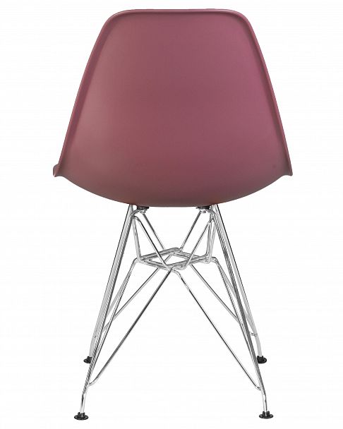 Стул обеденный DOBRIN DSR (ножки хром, цвет пыльная роза (NX-P-11)) - Вид 5