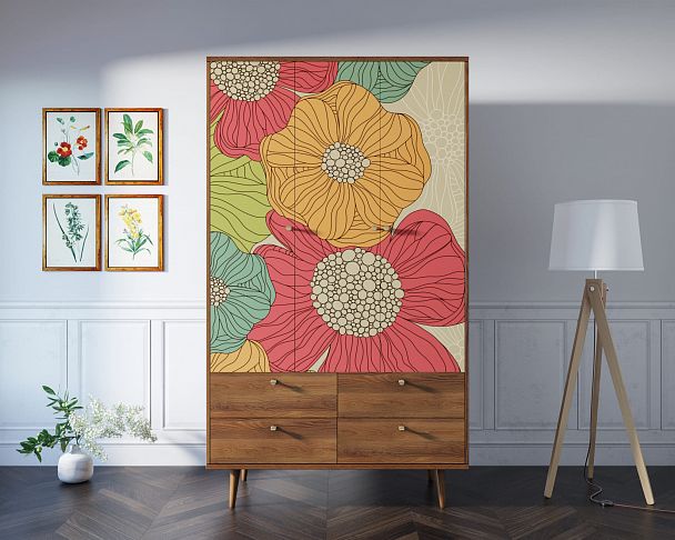 Шкаф трехстворчатый "Berber" принт 5 - Вид 7