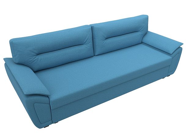 Диван прямой Нэстор Лайт Рогожка голубой - Вид 5