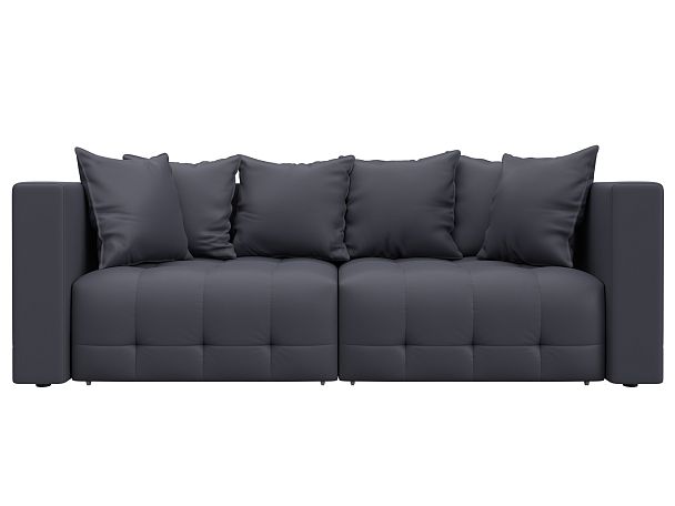 Диван прямой Лига-052 НПБ Экокожа серый - Вид 2