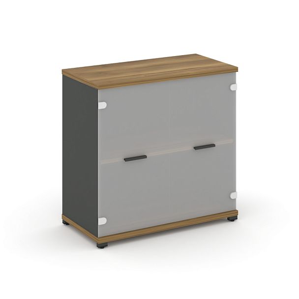 Concept Шкаф 1 широкая секция, 2 ниши CN.STS.E-213 SM A Сандал Янтарный/Антрацит/Металл Антрацит/Сатин 836*420*818 - Вид 1