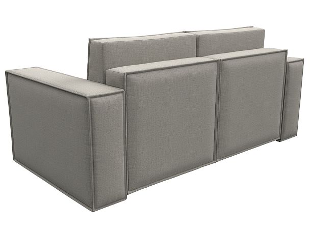 Диван прямой Куба мини Рогожка бежевый - Вид 6