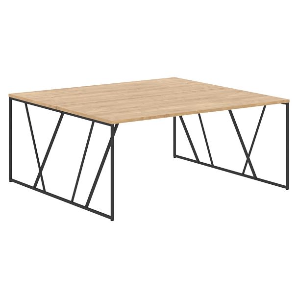 Стол LWST 1716 Дуб Бофорд/Черный 1760х1606х750 LOFTIS - Вид 1