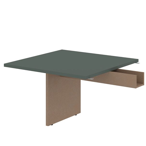 Стол приставной VFCT 1212.1 Нефрит/Кобра 1200х1200х750 VELION - Вид 1