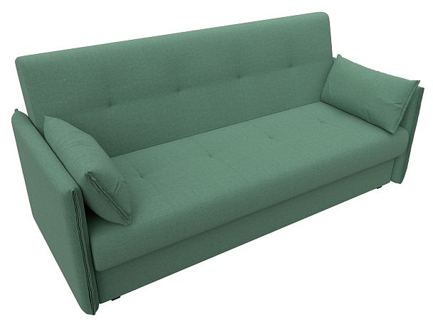 Диван-книжка Лига-018 Рогожка зеленый - Вид 5