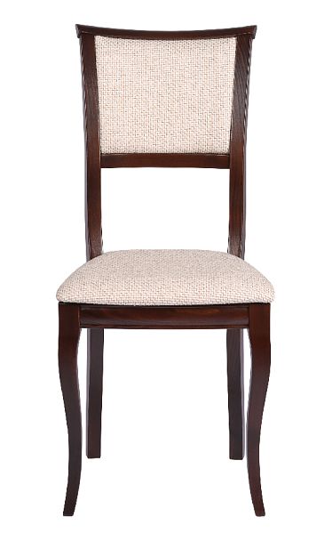 Обеденная группа стол Арей 140(180)х80х76 Темный орех и 6 стульев Камир Темный орех/Кремовая рогожка - Вид 8