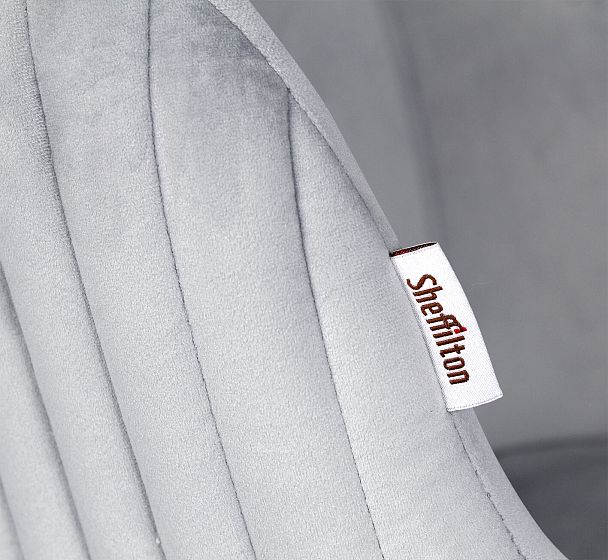 Стул Sheffilton SHT-ST39/S95-WH-1 серое облако/прозрачный лак/черный муар - Вид 5