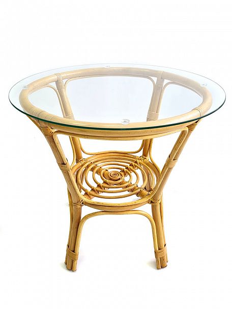 Стол Багама круглый без плетеной столешницы - Вид 1