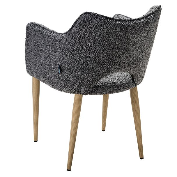 Стул Ralf Vent темно-серый/нат.дуб - Вид 3