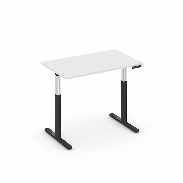 Стол электроподъемный "MOVE UP" MV.SE-2.7 Черный металл / Белый Бриллиант - Вид 2