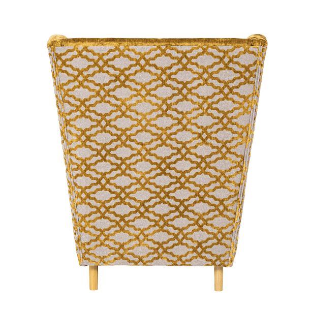 Кресло Дженкс Шенил, золото - Вид 6