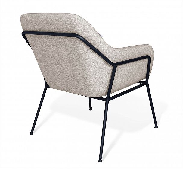 Кресло Sheffilton SHT-AMS2 на металлокаркасе серый дым/черный муар - Вид 5