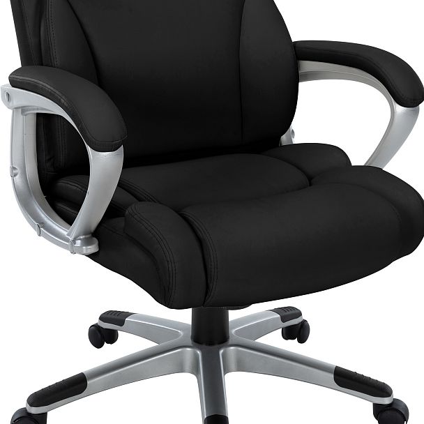 Кресло CHAIRMAN CH665, экокожа, черный - Вид 5