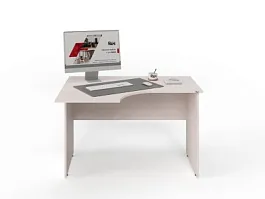 UNITY PС3-12 L ДУБ МОЛОЧНЫЙ Офисный стол угловой Левый 1200х900х750 - Фото предпросмотра