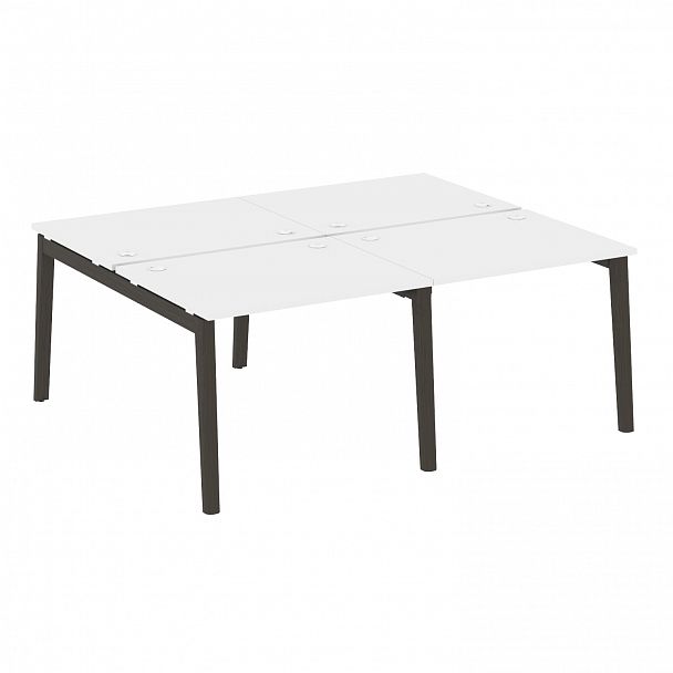 Рабочая станция "Onix wood" OW.D.RS-4.1.8 белый/дуб темный - Вид 1