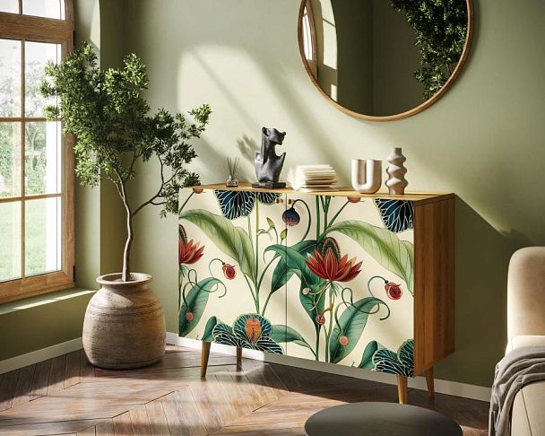 Комод Berber две дверки 55 принт арт BB04/Print_55 - Вид 3