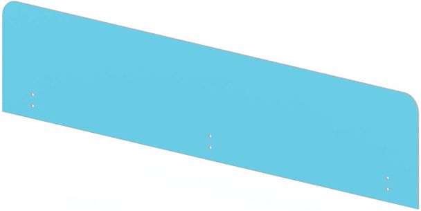 Экраны для столов "Настольные защитные экраны «Лайт»"  ПК-ЛТ-ЭКР150Х33-В2-114 голубой - Вид 1