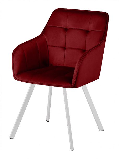 Комплект кресел поворотных Мони, Confetti bordo/белый, 3 шт. - Вид 2