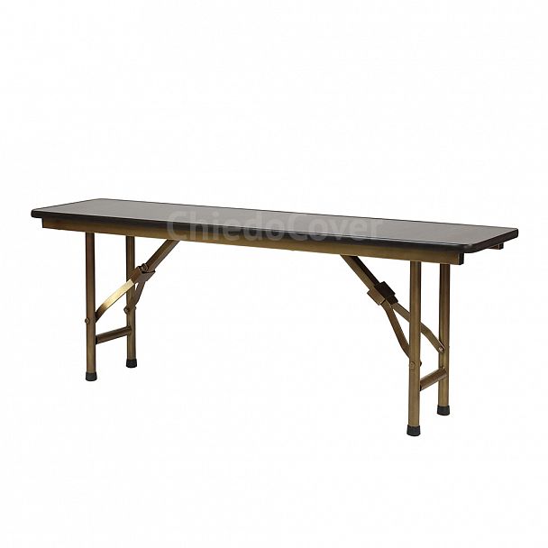 Скамья "Лидер 8", 1200 x 300, венге, каркас бронза - Вид 1