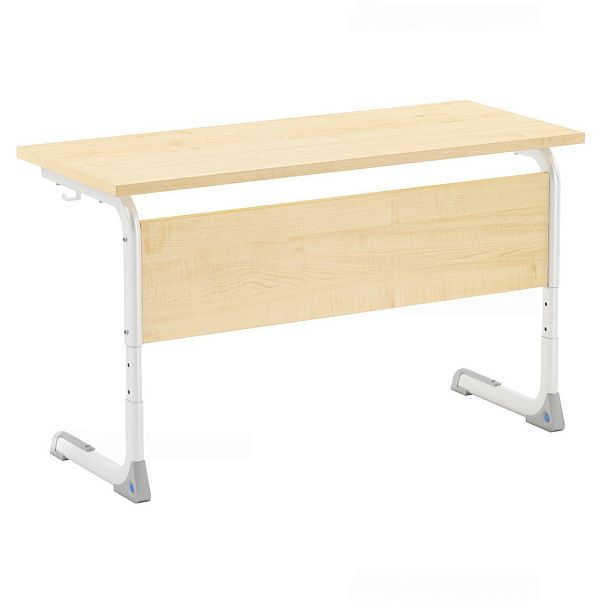 Стол ученический, 2-местный, регулируемый на плоскоовальной трубе, гр.4-6 - Вид 3