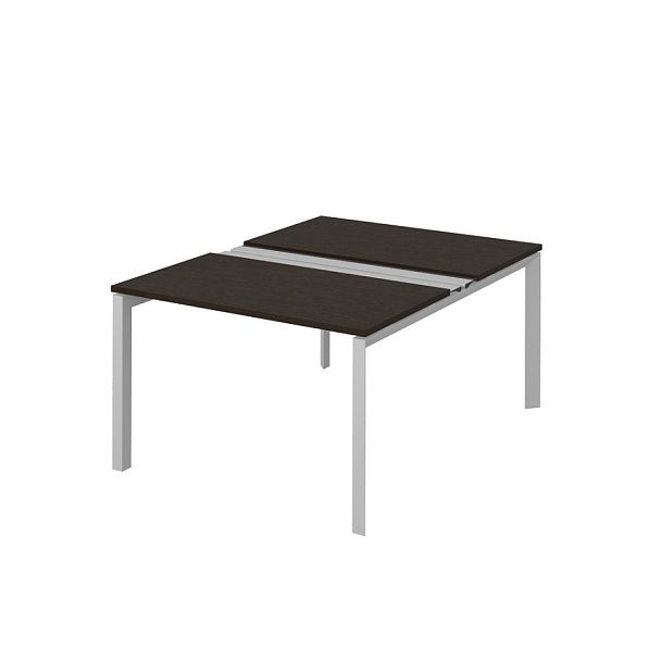 Рабочая станция на металлокаркасе "Столы для персонала"  ПК-ТНП-СР120Х160Н2/МК/БЭ/КК-В3-939 дуб ферраре - Вид 1