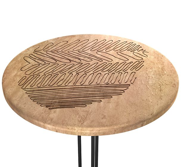 Столик журнальный Sheffilton SHT-CT44-1/H43 тирион/черный муар - Вид 4