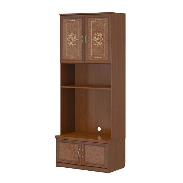 Шкаф "Версаль"  ПК-ВР-ШКП229Х90/35-В1-198 орех орвието - Вид 1