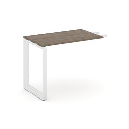 Style Project Next Брифинг-приставка SN-59O.BR-005 Вяз Благородный/Металл Белый 1380*600*750 - Фото предпросмотра