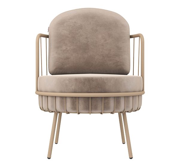 Кресло Sheffilton SHT-AMS123 латте/кофейный - Вид 3