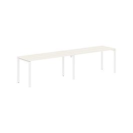 Стол 2-х местный EUWST 3167 Ясень Траун/Белый 3126х670х750 EDIS - Фото предпросмотра
