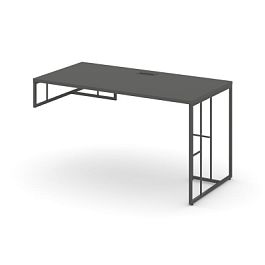 Rift Стол письменный для опорной тумбы левый RF.SPOT-003 (L) Антрацит/Металл Антрацит 1380*600*750 - Фото предпросмотра