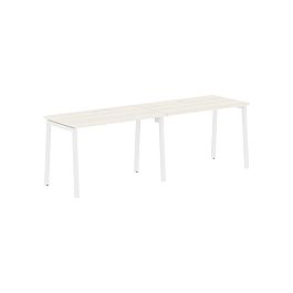 Стол 2-х местный ELWST 2367 Ясень Траун/Белый 2326х670х750 EDIS - Фото предпросмотра