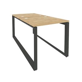 Onix Рабочая станция на О-образном м/к O.MO-D.RS-2.0.8 Тиквуд светлый/Антрацит металл 780*1635*750 - Фото предпросмотра