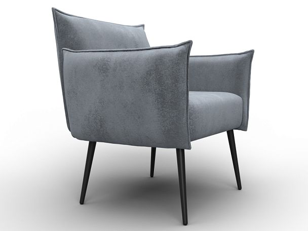 Кресло Лига-083 Велюр серый - Вид 3