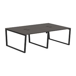 Стол 4-х местный EVWST 2316 Мокко/Черный 2326х1606х750 EDIS - Фото предпросмотра