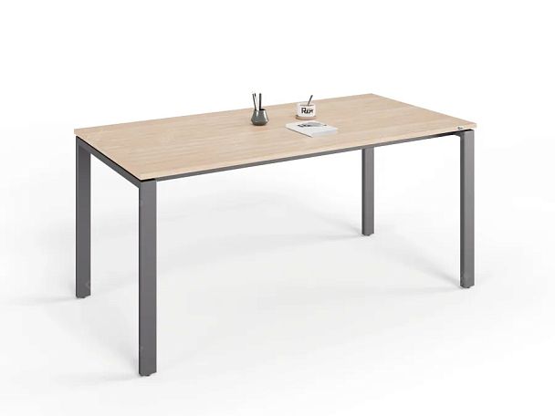UNITY РМС8-16 ДУБ СОНОМА Стол на металлокаркасе прямой 1600х800х750 - Вид 3