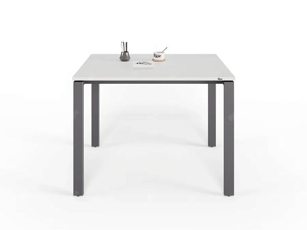 ЛАЙТ / LIGHT RLG015-10x8 Прямоугольный стол 100x80x75 Белый - Вид 4