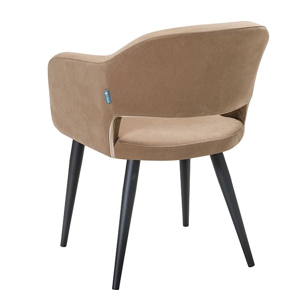 Кресло Oscar Diag beige/черный - Вид 4