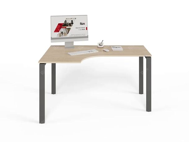 ЛАЙТ / LIGHT RLG016-12x9L Угловой стол 140x90x75 Дуб Сонома - Вид 3