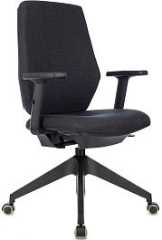 Кресло Бюрократ CH-545L черный 38-418 крестов.4-луч. пластик - Фото предпросмотра