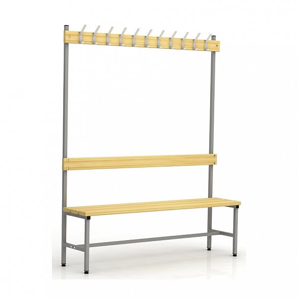 Вешалка односторонняя П-091Д/1,5 на 11 крючков - Вид 1