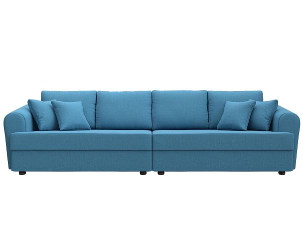 Диван прямой Милтон Рогожка голубой - Вид 2