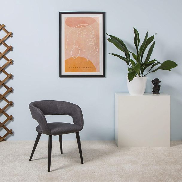 Кресло Hugs Тм.Сер/Черный - Вид 9