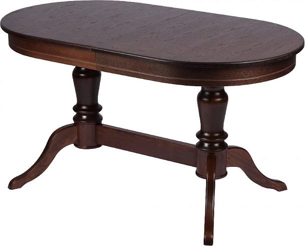 Стол деревянный раздвижной Арей 140(180)х80х76 Темный орех - Вид 2