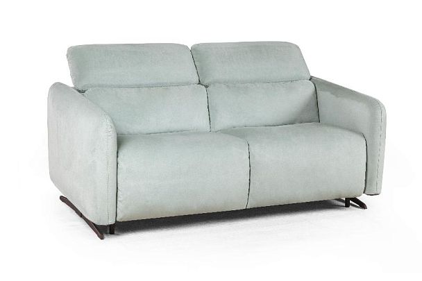 Rimini диван-кровать прямой замша мятный - Вид 28