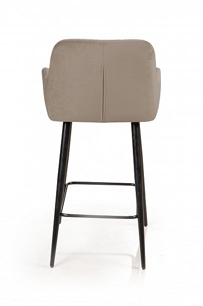 Стул полубарный Robert, бархат пепельно-бежевый 25 - Вид 5