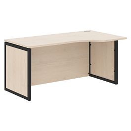 Стол эргономичный XQPCET 169H(R) Бук Тиара/Антрацит 1600х900х750 XTEN-QP - Фото предпросмотра