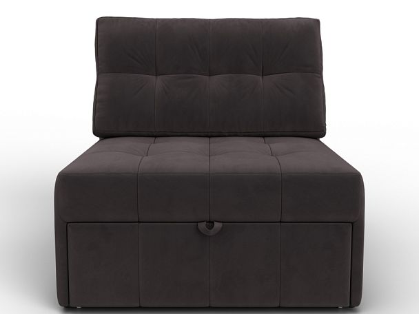 Кресло-кровать Лига-107 (80) Велюр коричневый - Вид 2