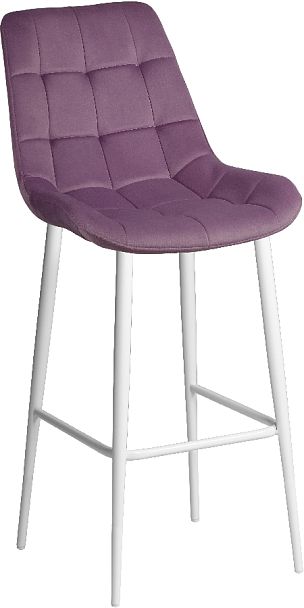 Барный стул Эйден, Confetti lilac/белый - Вид 3